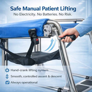 Body Up Evolution 4-in-1 Manual Patient Lift Chair Hoist