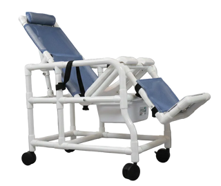 Duralife Tilt-in-Space Plastic Shower Commode Chair