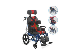 Tilt n Recline Aluminium Child Wheelchair