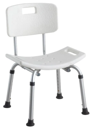 Shower Chair Crescent-Shaped w/ Backrest BT404