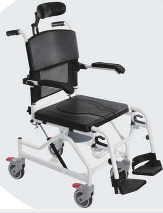 Commode Tilt and Recline Aluminium
