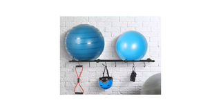 Gym Yoga Exercise Ball Metal Storage Rack Wall Mounted