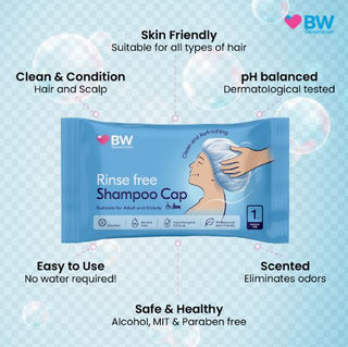 BW Rinse Free Shampoo Cap 1's (C30)