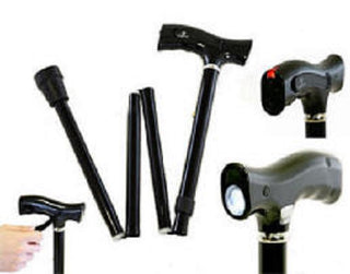 Cane Folding with Light & Vibration