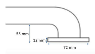 Grab Bar Stainless Steel Nylon-Coated - Image 3