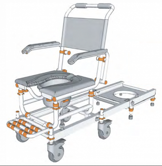 ShowerBuddy Curb Transfer Shower Chair - Image 3