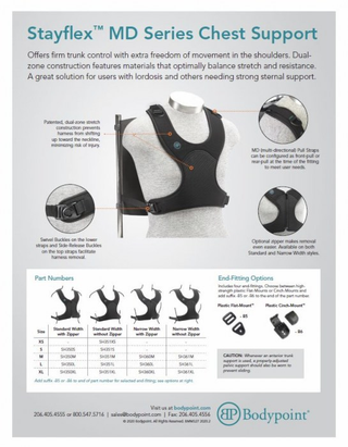 Belt Chest Support Bodypoint Stayflex™ Size M - Image 3