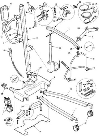 Joerns Professional Hoists Spare Parts