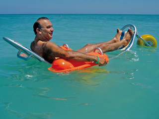 MobiChair Floating Swimming Pool Beach Wheelchair