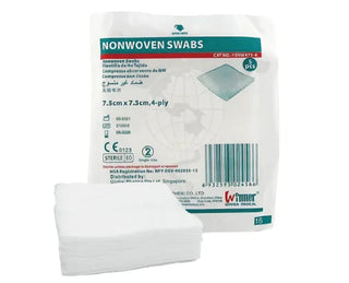 Non-Woven Gauze 7.5x7.5cm, 4ply, Sterile, 5pc/pk