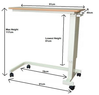 Overbed Table Deluxe C-base - Image 3