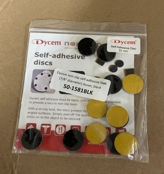 Dycem Non-Slip Self-Adhesive Feet black (12 pieces) - Image 3