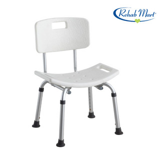 Shower Chair Crescent-Shaped w/ Backrest BT404