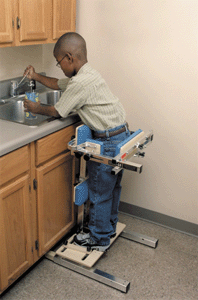 Small Vertical Stander with casters installed - Model (VS1+C) - Image 4