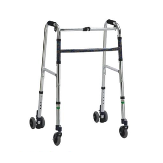 Walker w/ 4 Wheels Pressure Activated Brakes