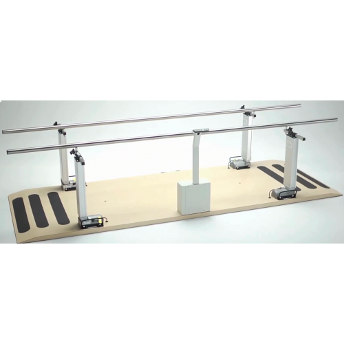 Parallel Bar Height Adj Electric Wooden Platform Base Armedica 7 / 10 / 12 ft