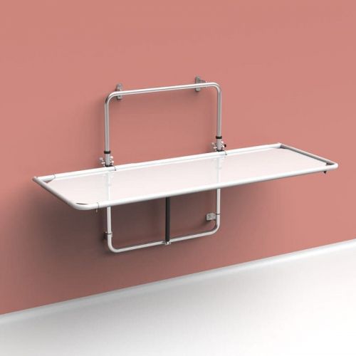 Changing Stretcher Astor CTM3 Wall Mounted Manual Height Adjustable with Guard Rail (single)