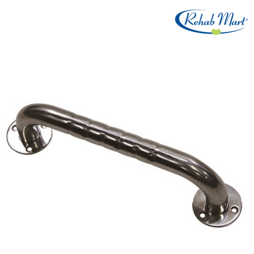 Grab Bar Stainless Steel Ribbed Surface