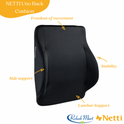 NETTI UNO Back Cushion w 3D/Easycare Cover