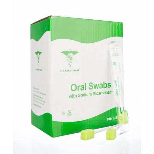 Oral Swab Green Treated 100's / BOX