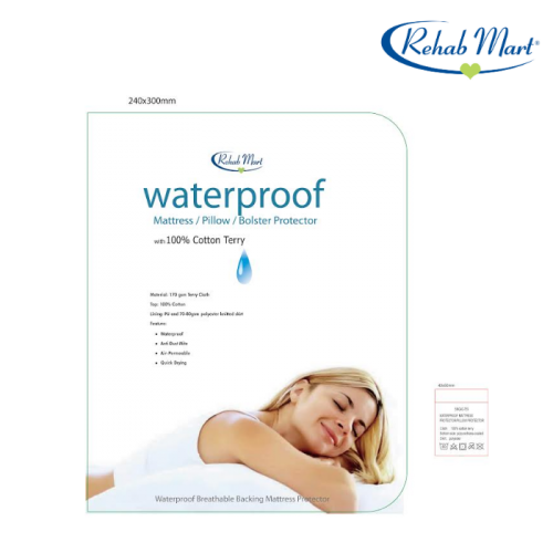 Waterproof Mattress Protector Terry BOLSTER