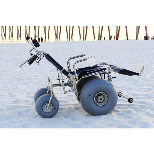  Tilt-In-Space Reclining All-Terrain Beach Wheelchair