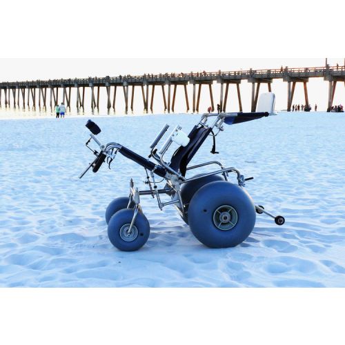 Tilt-In-Space All-Terrain Beach Wheelchair