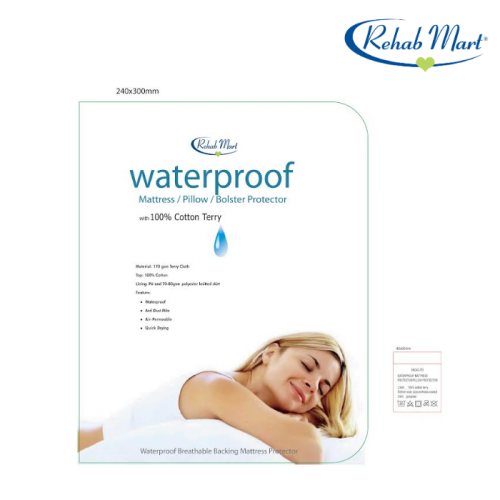 Waterproof Protector Liquid Absorbent Washable for Mattress Pillow & Bolster