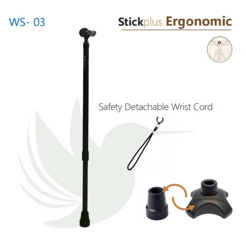 Age gracefully - StickPlus Ergonomic Walking Stick 