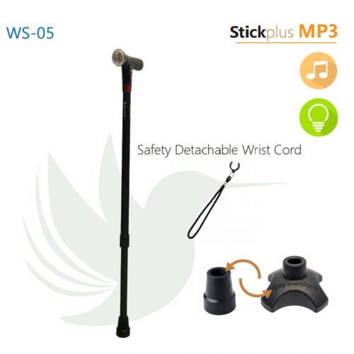 Agegracefully - Stickplus Mp3 Walking Stick 