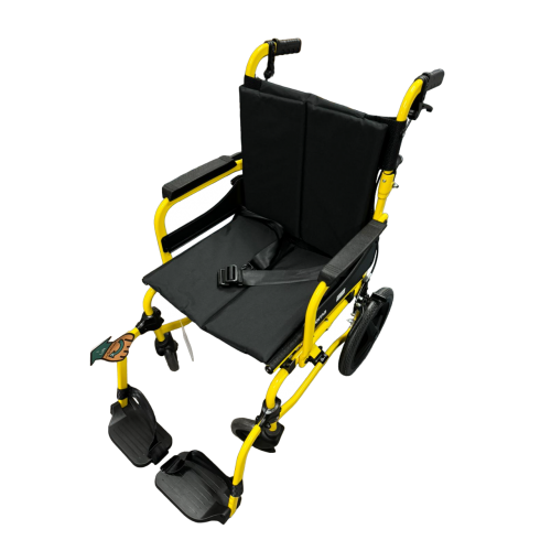 SOMA JOY Pushchair 18"-Yellow Frame with Black Upholstery