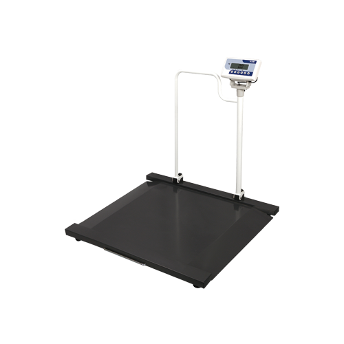 NAGATA Wheelchair Floor Weighing Scale with Handrail