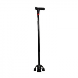 Agegracefully WS-42 Smart Small Quad Walking S-Quad Walking Stick (MP3 Handle)
